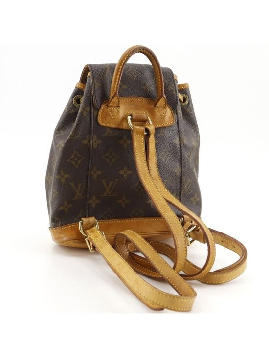 Louis Vuitton Mini Montsouris Canvas Brown Backpack main image 6